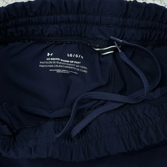 Under Armour Squad 2.0 Womens Tapered
Training Warm-Up Pant. Navy Blue. Large - Picture 6 of 12